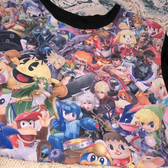 Super smash brothers size XLarge GameStop T-shirt - Picture 4 of 4